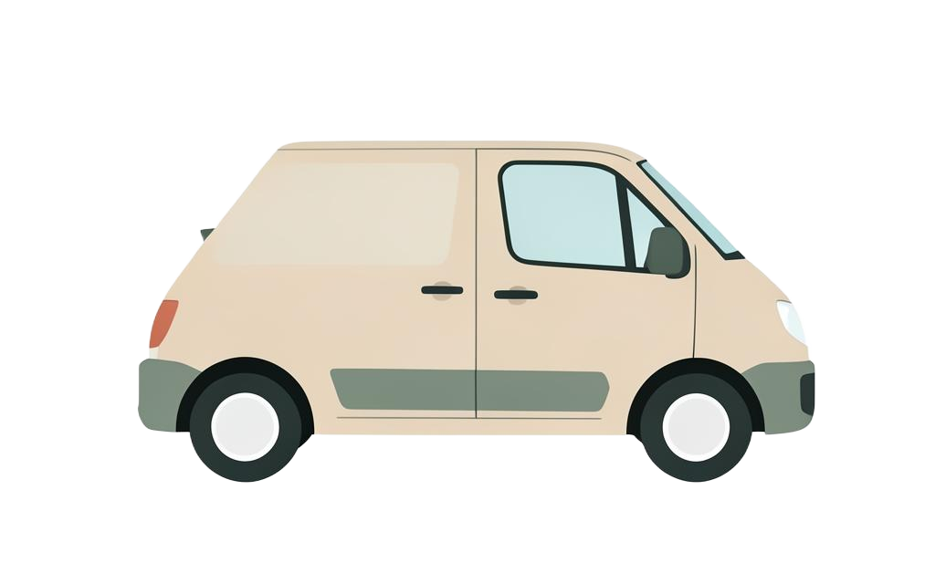 Illustration of a premium PRIME TRIBE people-carrier